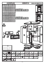 Предварительный просмотр 4 страницы BLACK RED WHITE KENTAKI S320-KOMN1D1S Assembly Instructions Manual