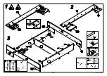 Preview for 4 page of BLACK RED WHITE KENTAKI S320-LOZ180x200 Assembly