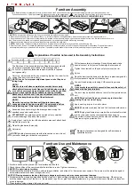 Preview for 2 page of BLACK RED WHITE MARSELLE RTV167 Assembly