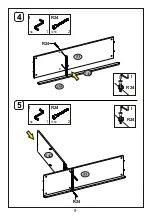 Preview for 9 page of BLACK RED WHITE MODERN 1D4S Instructions For Assembling And Installing