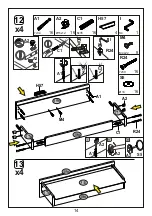 Preview for 14 page of BLACK RED WHITE MODERN 1D4S Instructions For Assembling And Installing