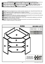 BLACK RED WHITE NIKA NKGNWU-60 Assembly Manual предпросмотр