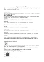 Preview for 2 page of Black Stone 106353 Operating Instructions Manual