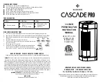 Black Stone CASCADE PRO CPP-13-2020 Instruction Manual preview