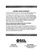 Preview for 9 page of Black Widow BW-2000 CLASSIC Installation Manual