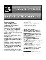 Black Widow BW 3 Channel Installation Manual предпросмотр