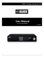 Preview for 1 page of Black 16 Channel DVR User Manual