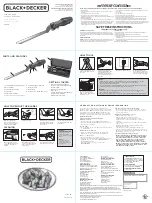 Black EK510B Use And Care Manual preview