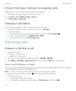 Предварительный просмотр 20 страницы Blackberry 1S40636 User Manual