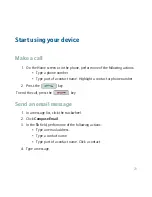 Предварительный просмотр 25 страницы Blackberry 7100 - 7130E SMARTPHONE Getting Started Manual