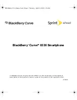 Blackberry 8330 - Curve - Sprint Nextel User Manual предпросмотр