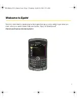 Предварительный просмотр 7 страницы Blackberry 8330 - Curve - Sprint Nextel User Manual