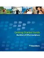 Blackberry 8700 - 8707G SMARTPHONE Getting Started Manual preview