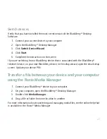 Предварительный просмотр 29 страницы Blackberry 8700 - SMARTPHONE Getting Started Manual