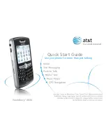 Blackberry 8820 SMARTPHONE Quick Start Manual предпросмотр