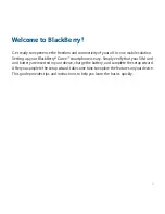 Preview for 5 page of Blackberry 8900 - Curve - GSM Getting Started Manual