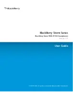 Blackberry 9500 - Storm - GSM User Manual preview