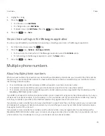 Предварительный просмотр 73 страницы Blackberry 9620 User Manual