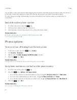 Предварительный просмотр 74 страницы Blackberry 9620 User Manual