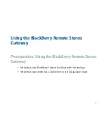 Preview for 7 page of Blackberry ASY16130001 User Manual