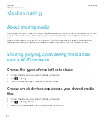Preview for 76 page of Blackberry BB10 User Manual