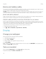 Preview for 70 page of Blackberry BBF100-1 User Manual