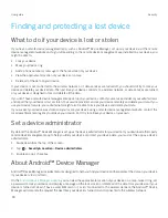 Preview for 90 page of Blackberry BBF100-1 User Manual