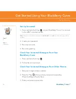 Предварительный просмотр 16 страницы Blackberry BlackBerry Curve Getting Started Manual