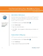 Предварительный просмотр 24 страницы Blackberry BlackBerry Curve Getting Started Manual