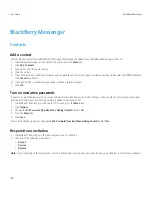 Предварительный просмотр 198 страницы Blackberry BlackBerry Pearl 8230 User Manual