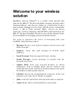 Preview for 13 page of Blackberry BlackBerry Wireless Handheld Installation And User Manual