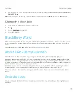 Preview for 229 page of Blackberry Classic User Manual