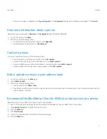 Preview for 9 page of Blackberry Client for IBM Lotus Connections User Manual