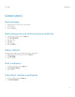 Preview for 13 page of Blackberry CLIENT FOR NOVELL GROUPWISE MESSENGER User Manual