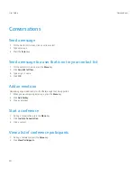 Preview for 12 page of Blackberry CLIENT FOR USE WITH MICROSOFT OFFICE LIVE COMMUNICATIONS SERVER 2005 User Manual