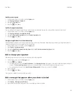 Preview for 27 page of Blackberry CURVE 9300 - V 6.0 User Manual