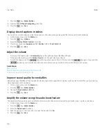 Preview for 118 page of Blackberry CURVE 9300 - V 6.0 User Manual