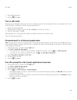 Preview for 265 page of Blackberry CURVE 9300 - V 6.0 User Manual