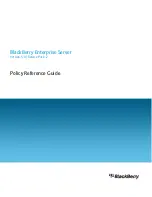 Blackberry Enterprise Server 5.0 sp2 User Manual preview