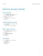 Предварительный просмотр 13 страницы Blackberry Facebook User Manual