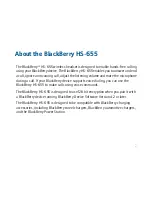 Предварительный просмотр 9 страницы Blackberry HS-655 Getting Started Manual