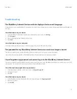 Предварительный просмотр 7 страницы Blackberry INTERNET SERVICE - FEATURE AND TECHNICAL OVERVIEW V3.2 User Manual