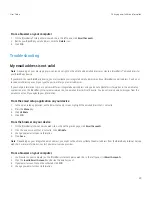 Preview for 31 page of Blackberry INTERNET SERVICE - VERSION 3 User Manual