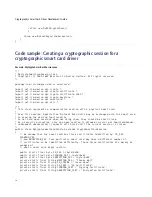Предварительный просмотр 22 страницы Blackberry JAVA DEVELOPMENT ENVIRONMENT - - CRYPTOGRAPHIC SMART CARD DRIVER - DEVELOPMENT GUIDE Manual