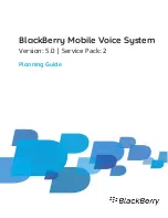 Preview for 1 page of Blackberry Mobile Voice System 5.0 Planning Manual