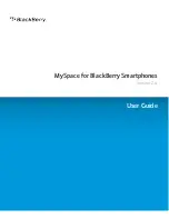 Blackberry MYSPACE - VERWENDEN DES BROWSERS AUF IHREM COMPUTER User Manual предпросмотр