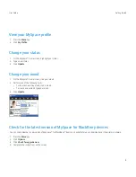 Preview for 7 page of Blackberry MYSPACE - VERWENDEN DES BROWSERS AUF IHREM COMPUTER User Manual
