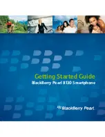 Blackberry Pearl 8130 Getting Started Manual предпросмотр