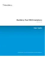 Предварительный просмотр 1 страницы Blackberry Pearl 9100 User Manual