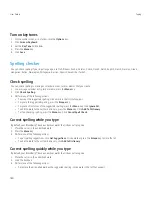 Preview for 182 page of Blackberry PEARL 9105 User Manual